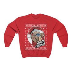 Arnold Schwarzenegger Funny Ugly Christmas Sweater Parody Crewneck Pullover Sweatshirt Graphics Gifts
