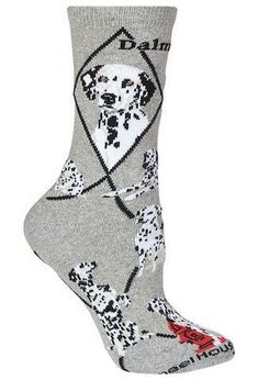 Boxer Dog Socks on Black 9-12 made in the USA
