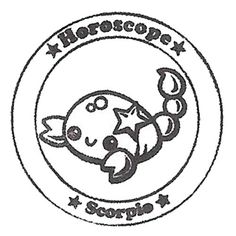 cute scorpio horoscope sign