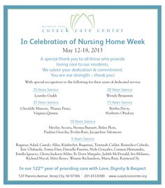 national nursing home week activity themes activity director