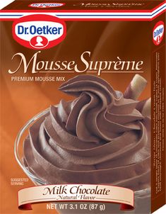 24 Best Dr Oetker Images Ea Candy Doctors Dr Oetker Milk Chocolate Mousse