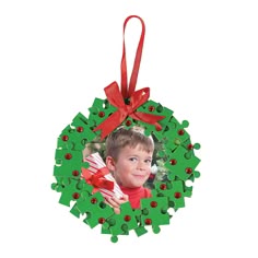 Easy picture frame ornaments