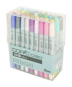 Sizzix Accessory Permanent Pens Assorted ColoursSet of 12