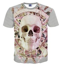Spiral Direct GOTH WRAP AllOver Printed T-Shirt Plus//Goth//Biker//Rock//Top//3XL//4XL