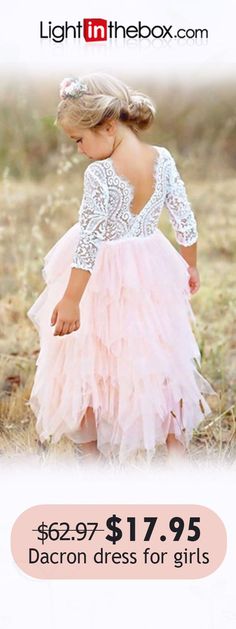 GIRLS 50s VINTAGE STYLE PASTEL PINK LACE DIAMONTE TRIM PRINCESS PARTY DRESS
