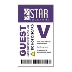 star labs volunteer id badge just 2 50 from alien graphics pre
