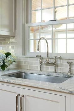 Smoke Glass Subway Tile | White shaker cabinets, Shaker cabinets ... Smoke Glass Subway Tile | White shaker cabinets, Shaker cabinets ...
