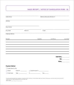 business sales receipt