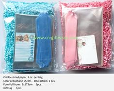 Make Your Own Hamper Kit Bow /& Shredded Paper Bag Red or White