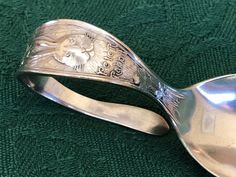 Silver teaspoon Silver laces Baby shower Gift Unique gift Gift for Mom Spoon for first Tooths Collectebale gift