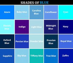 399 Best Shades Of Blue Images In 2018 Colors Shades Of Blue Colour Google Search Colors Names