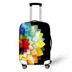 InterestPrint Carry-on Garment Bag Travel Bag Duffel Bag Weekend Bag Abstract Colorful Circle Dot