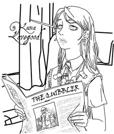 Luna Lovegood From Book