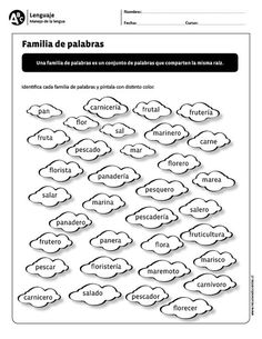 21 Ideas De Familia De Palabras Familia De Palabras Apuntes De Lengua Palabras