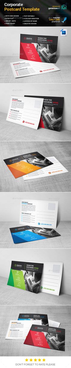 Fashion Postcard Design Template - Cards \ Invites Design Print - postcard template Fashion Postcard Design Template - Cards \ Invites Design Print - postcard template