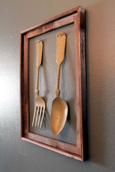 Spoon And Fork Wall Decor kitchen decor, fork and spoon set, kitchen wall decor, home decor Spoon And Fork Wall Decor kitchen decor, fork and spoon set, kitchen wall decor, home decor