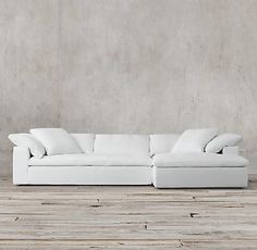 Cloud Cube Modular Sectionals Restoration Hardware Pinteres In Army Duck Fabric Fog Or Taupe Color Preconfigured Cloud Track Arm Right Sofa Chaise Sectional Rh The Collection Restoration Hardware