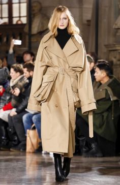 Juun j trench hot sale coat