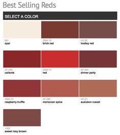 Red Paint Colors looking for the perfect red paint color? why not try one of these Red Paint Colors looking for the perfect red paint color? why not try one of these