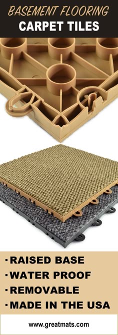 Raised Carpet Tiles Are An Excellent Way To Add Comfort And Style Your Basement Unfinished Ideas DiyCheap