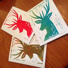 joy linocut christmas card by linogal on etsy 1 75 linogal