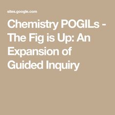 Best Rvhs Chemistry Images In Chemistry Classroom This Site Is A Listing Of Pogil Lessons And Activities To Help Other Teachers Get A Good Idea Of How To Create Their Own