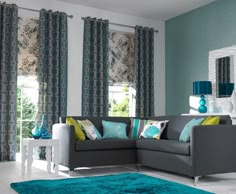 Living Room Ideas Colours purple-living-room-ideas-with-blue-sofa-set, next is analogous Living Room Ideas Colours purple-living-room-ideas-with-blue-sofa-set, next is analogous