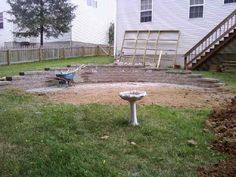 134 Best Back Yard Images On Pinterest In 2018 Garden Stairs Retaining Wall Leveling Yard Above Ground Pool In Pools Walls