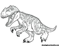 17 Best Jurassic World coloring pages images | Coloring pages, Coloring