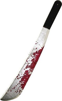 CREEPY CUTLERY OVERSIZED MACHETE PLASTIC PROP ADULT HALLOWEEN COSTUME ACCESSORY