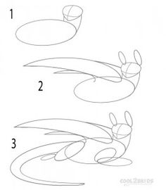 how to draw toothless step 1