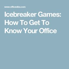 ice breakers that aren t awkward for all that networking you ll be