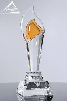 Corporate Gifts Custom Trophy Custom Awards Staff Award Award SETS Engraved Crystal SET OF 4 Personalized Engraved Glass Award