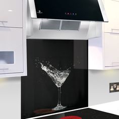 Made By Premier Range Glass Splashbacks Abstract Sky Glass and Accessories Made By Premier Range Glass Splashbacks Abstract Sky Glass and Accessories