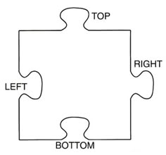 giant blank puzzle pieces invitation templates autism puzzle