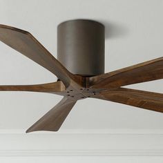 Minka Aire Light Wave 52 Inch LED Ceiling Fan In Distressed Koa Finish