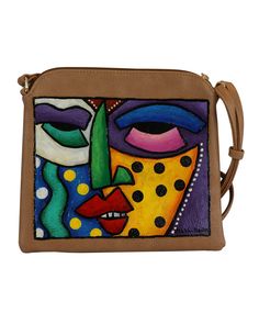 Betsey Johnson Insulated Lunch Tote School Work Bag Box Pink Pin Up Purse 2 Hand Painted Handbag