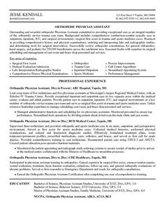 doctor resumes