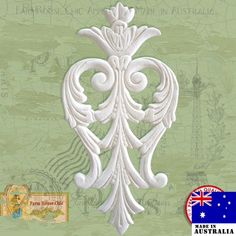 Shabby French Provincial Resin Furniture Lique Crest Carving Decorative Furniture Crest Very Fine Detail Size Each