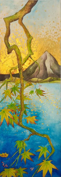 Monkey on Branch 22x30 Japanese Art Print by Koson Asian Art Japan