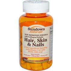 Sundown Naturals Hair Skin Nails Caplets Sundown Naturals Hair Skin Nails Caplets