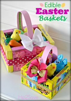diy edible easter egg basket easter crafts pinterest easter