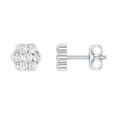 Prism Jewel 0.75Ct Princess Black Diamond Prong Set Screw Back Stud Earrings Yellow Gold Plated Silver