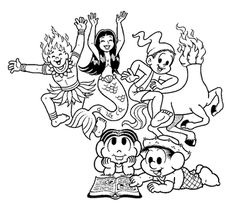 resultado de imagem para desenho antigo de uma familia do passado