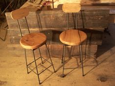 UPCYCLED INDUSTRIAL STOOLS REPURPOSED ELECTRICITY CONDUCTOR STOOL