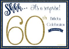 free printable 60th birthday invitation templates free printable