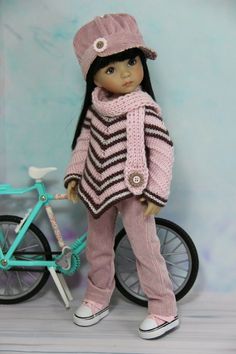 Hooded Coat and Leggings for Dolls. №228 Clothes for Barbie Doll
