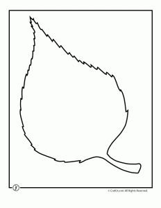 Leaf Template Printables We Used These Today And Construction