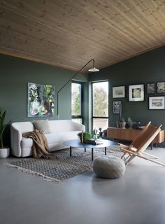 Monica Trøan (moreggen) på Pinterest C3 Lenestol Glismand & Rüdiger Qual Stoff Dark Grey Melange