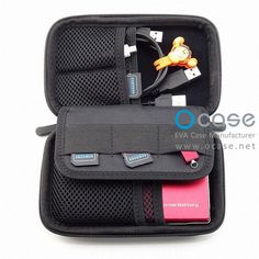 SD Memory Cards Cable Organizer Electronic Accessories Travel Bag Rooster Flowers USB Flash Drive Case Bag Wallet